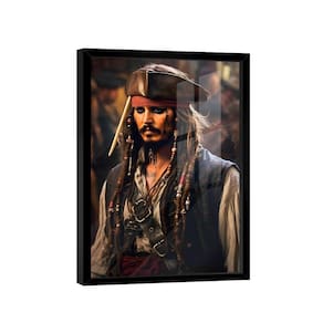 Quadro Capitão Jack Sparrow -- Br Artes