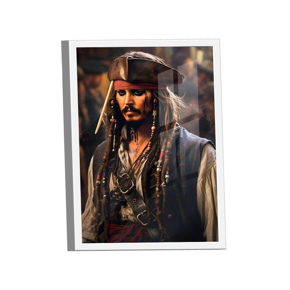 Quadro Capitão Jack Sparrow -- Br Artes