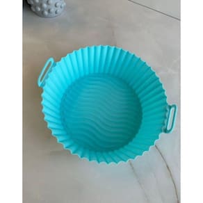 Forma Redonda De Silicone Air Fryer Antiaderente 20 Cm - Ad
