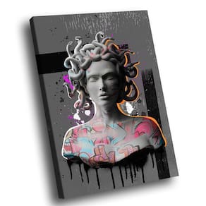 Quadro Medusa Grafite -- Br Artes
