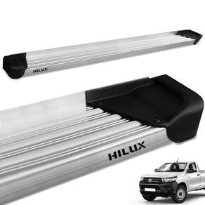 Estribo Lateral Hilux CS 2016 a 2024 Aluminio Natural A3