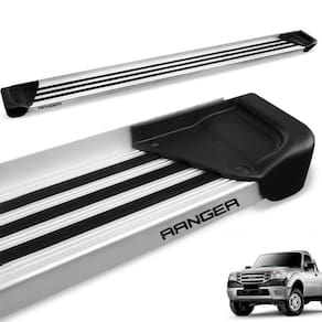 Estribo Lateral Ranger Cab. Simples 1998 a 2012 Aluminio Natural A1 Gtnox