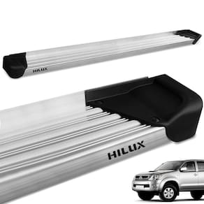 Estribo Lateral Hilux CD 2005 a 2015 Aluminio Natural A3