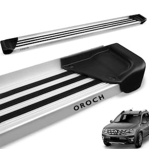 Estribo Lateral Oroch 2016 a 2024 Aluminio Natural A1