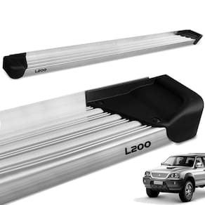 Estribo Lateral L200 Sport Outdoor 2004 a 2012 Alumínio Natural A3