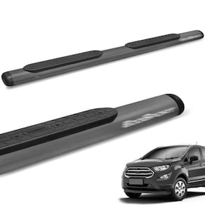 Estribo Lateral Ecosport 2013 a 2021 Oval Oblongo Onix Grafite