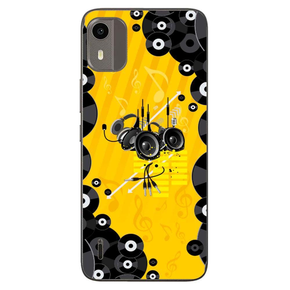 Capa Adesivo Skin354 Verso Para Nokia C12