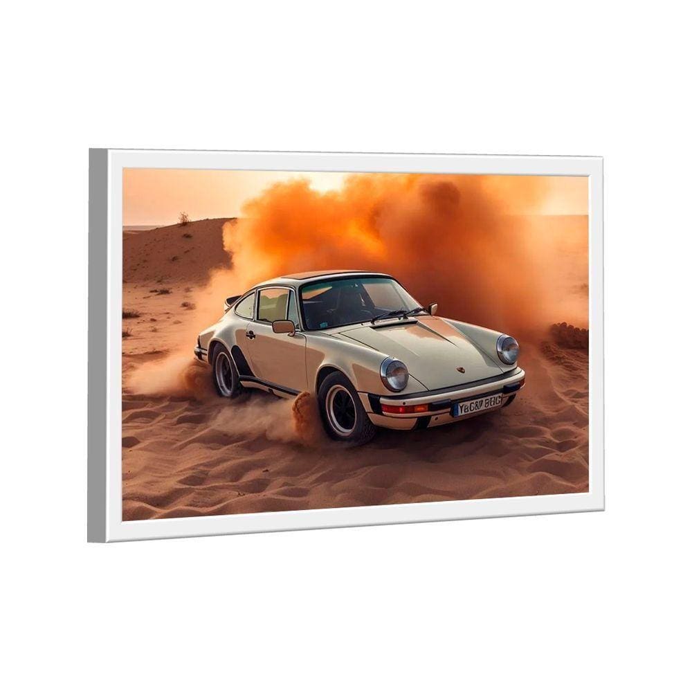 Quadro Porsche 911 No Deserto Br Artes