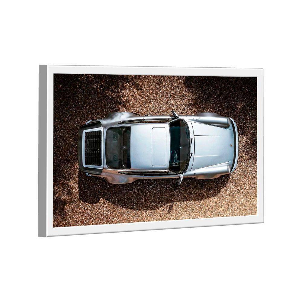 Quadro Porsche 911 Prata Br Artes