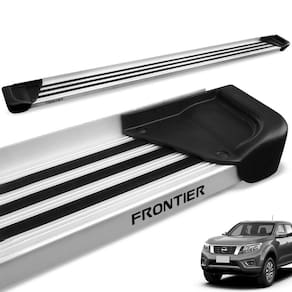 Estribo Lateral Frontier 2017 a 2024 Aluminio Natural A1