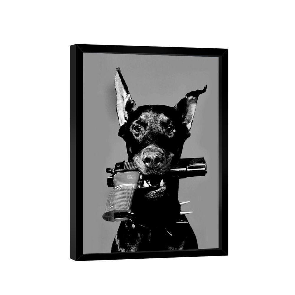 Quadro Decorativo Dog Pistol