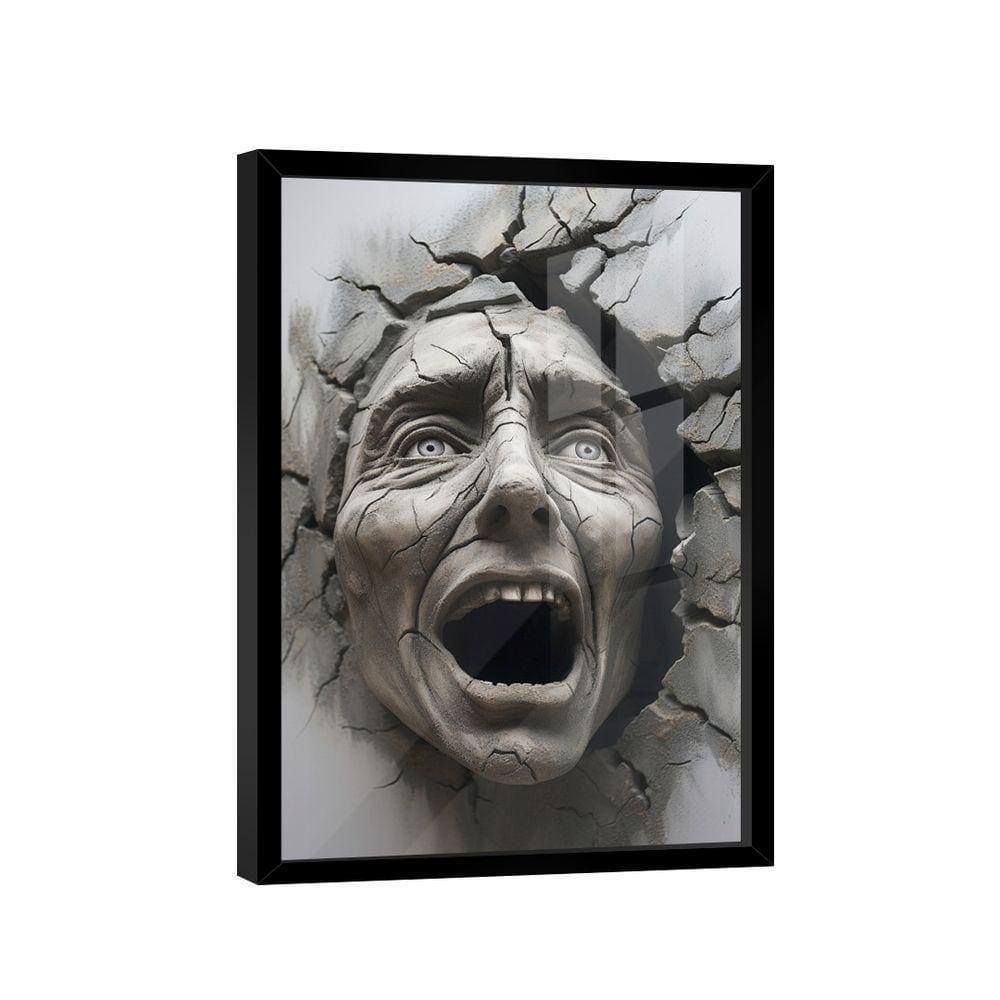 Quadro Aterrorizado 3d -- Br Artes