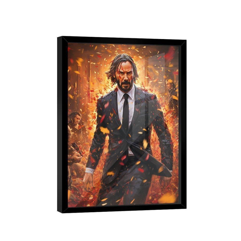 Quadro John Wick Orange -- Br Artes