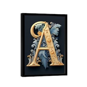 Quadro Letra A -- Br Artes