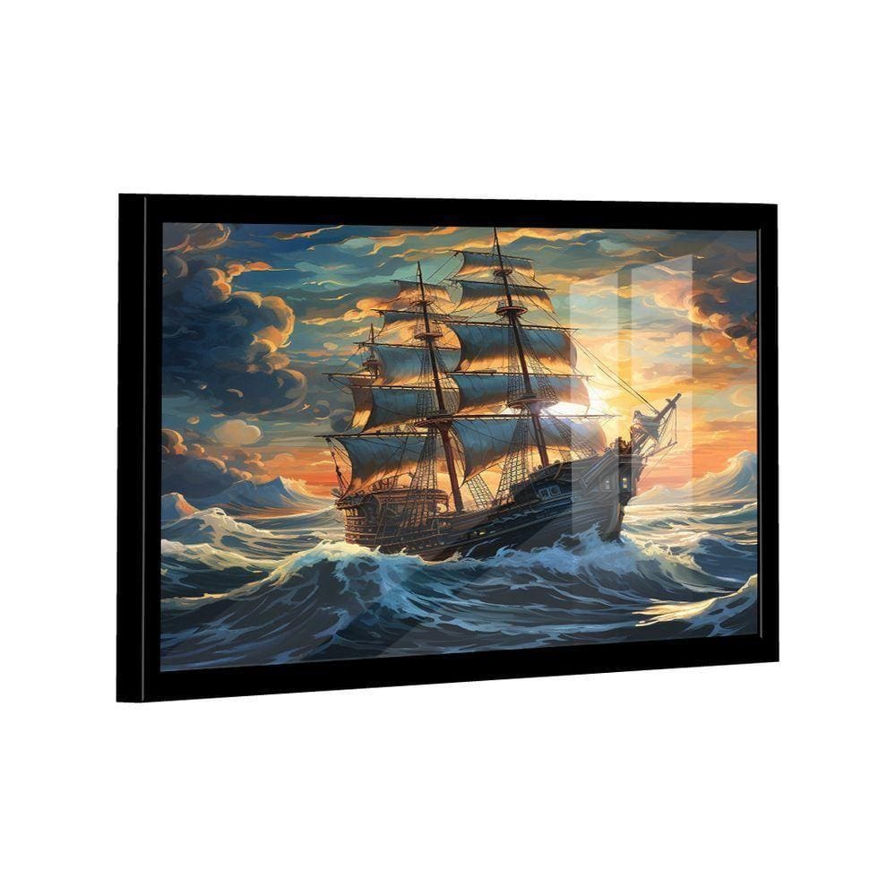Quadro Navio Caravela -- Br Artes