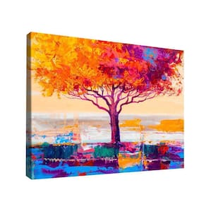 Quadro árvore Colorida -- Br Artes