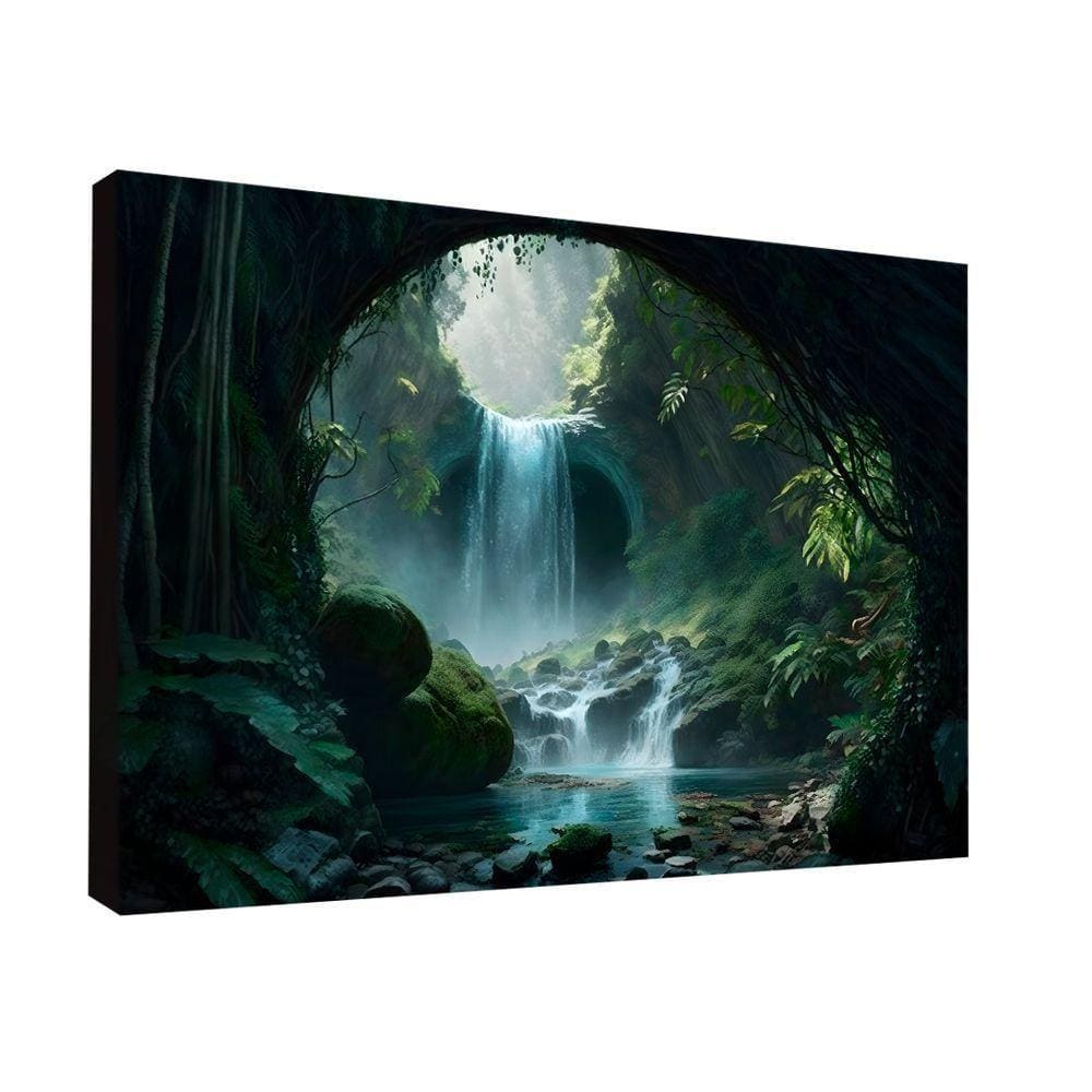 Quadro Cachoeira Deserta -- Br Artes