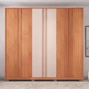 Guarda Roupa/ Roupeiro Mozart Caemmun 6 Portas e 4 Gavetas