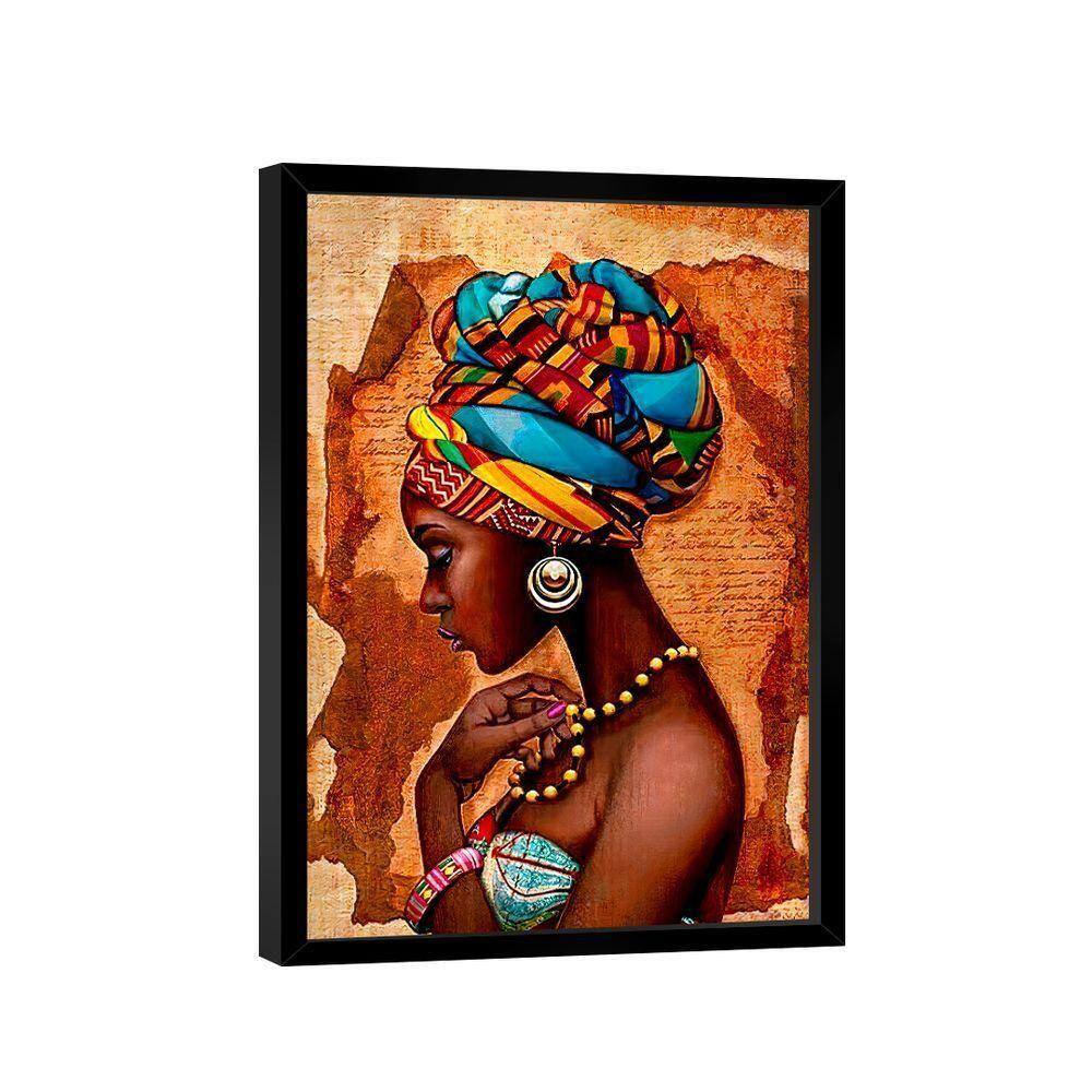 Quadro Mulher Negra -- Br Artes