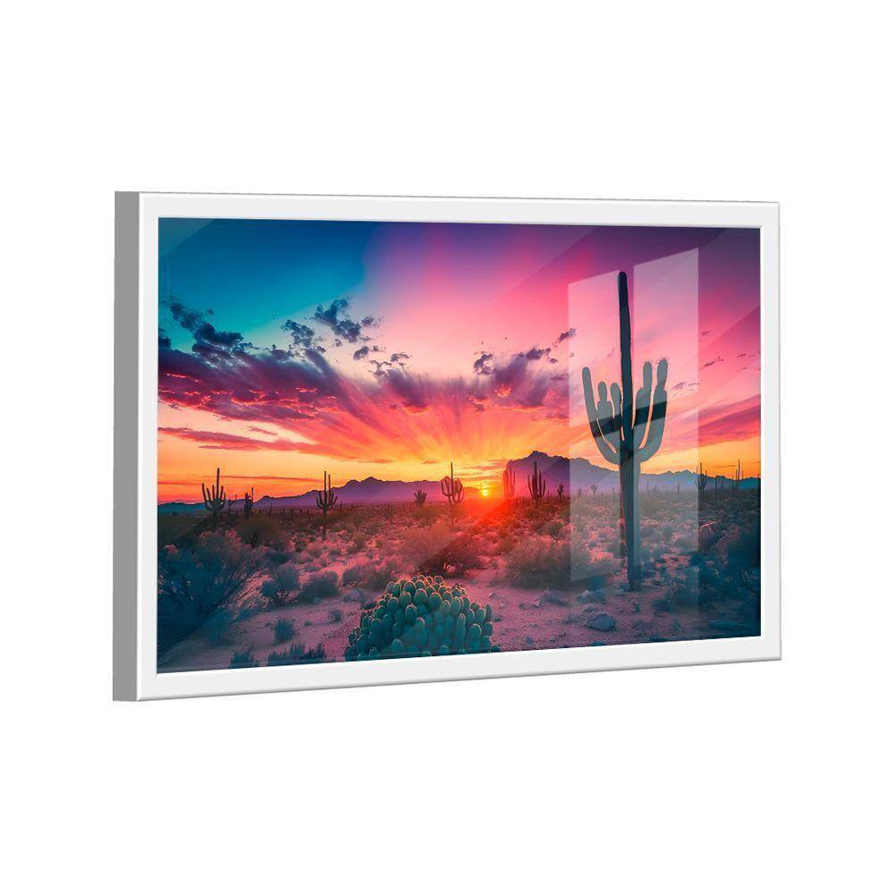 Quadro Pôr Do Sol Reluzente -- Br Artes