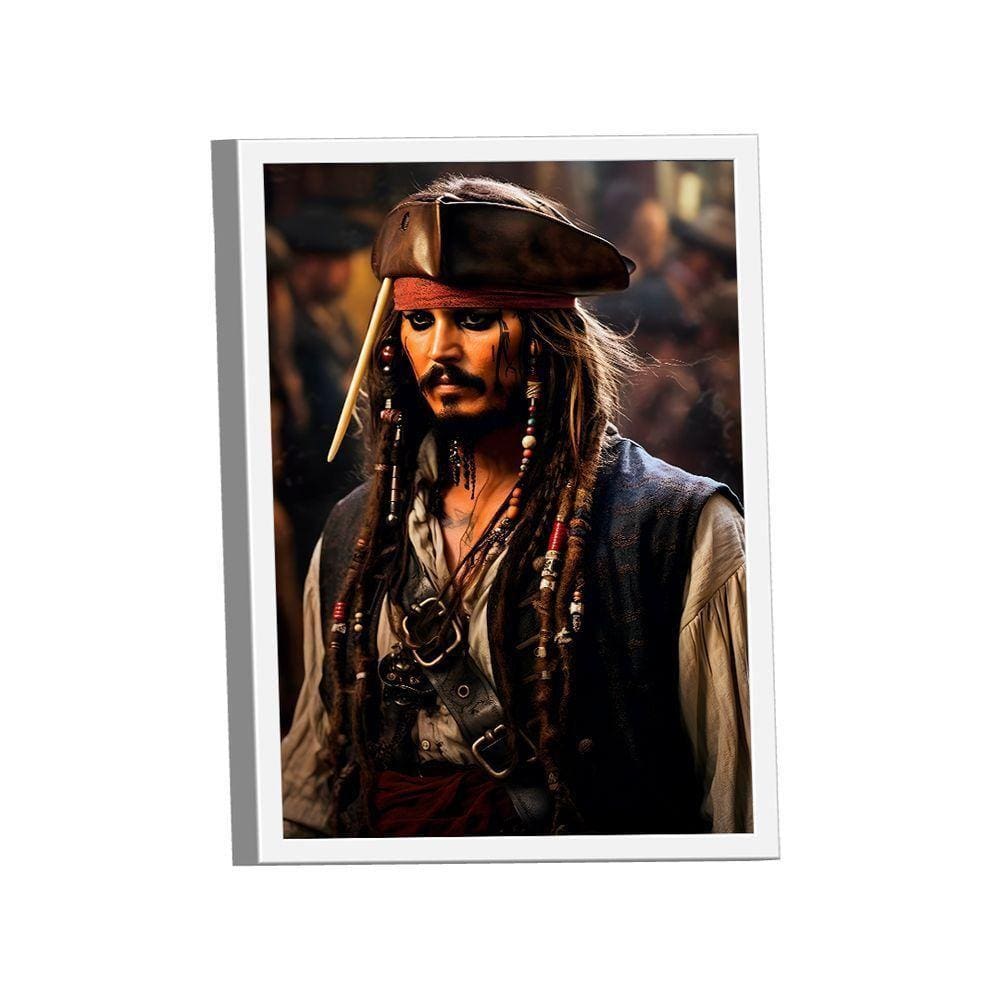 Quadro Capitão Jack Sparrow -- Br Artes