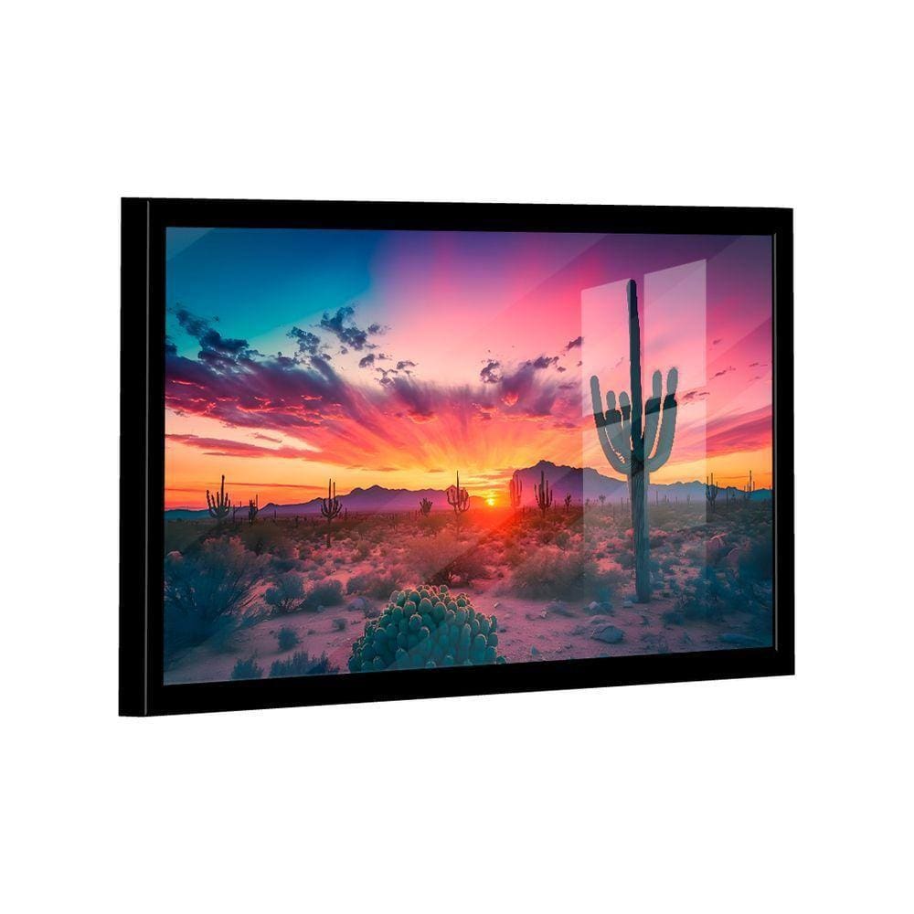 Quadro Pôr Do Sol Reluzente -- Br Artes