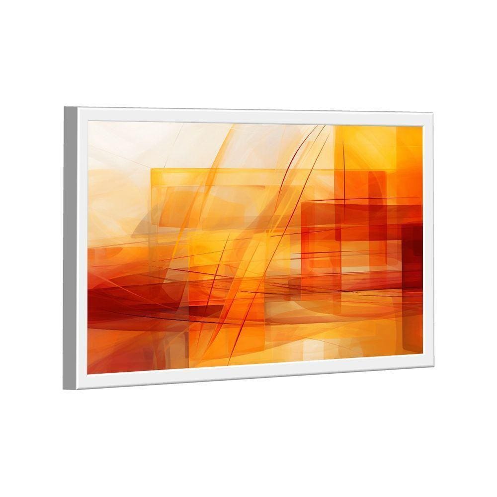 Quadro Abstract Orange Colors -- Br Artes