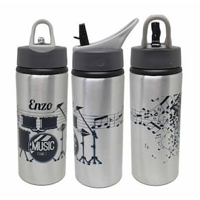 Squeeze Garrafa Garrafinha Personalizada Bateria Baterista