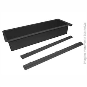 Gaveta Com Trilhos Para Fixação Na Mesa Da Máquina De Costura Industrial