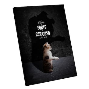 Quadro Decorativo Forte E Corajoso