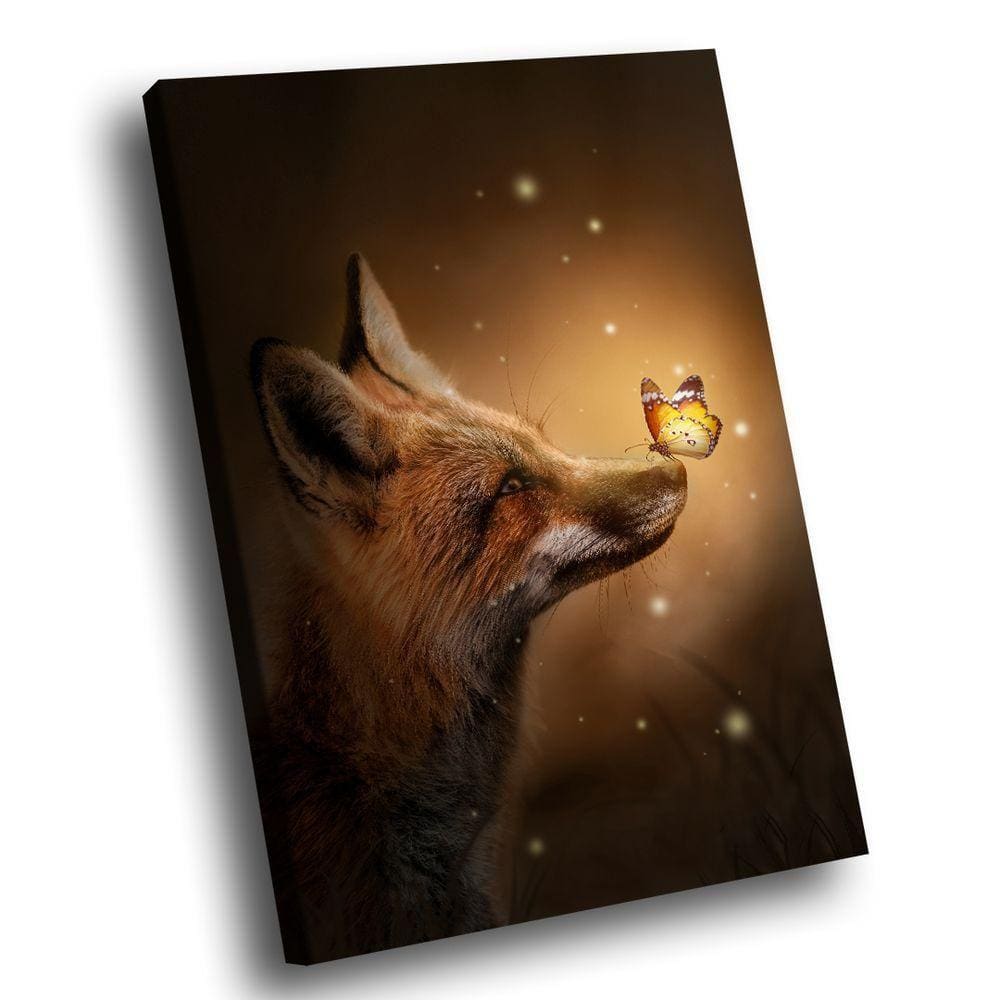 Quadro Raposa -- Br Artes