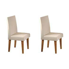 Kit com 2 Cadeiras para Sala de Jantar Mdp/mdf Wallace MEL/VELUDO PASTEL