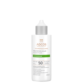 Adcos Aqua Fluid FPS50 Incolor - Protetor Solar Facial com Cor 40ml