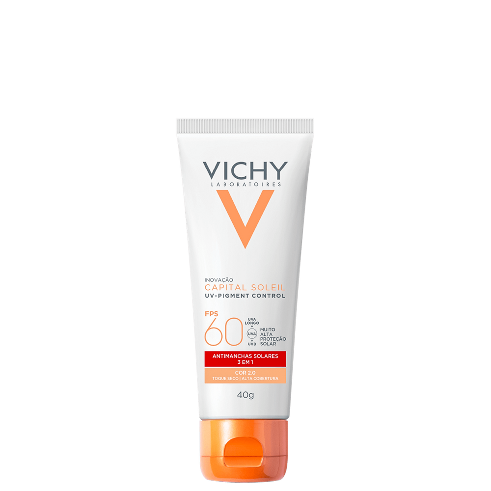 Vichy Capital Soleil FPS60 Cor 2.0 - Protetor Solar com Cor 40g