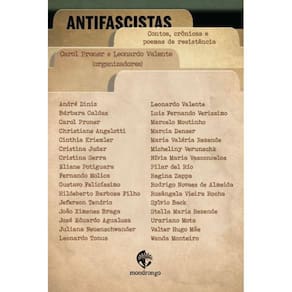 Antifascistas: contos, crônicas e poemas de resistência