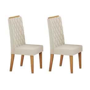 Kit com 2 Cadeiras para Sala de Jantar Mdp/mdf Dyniz Veludo Pastel