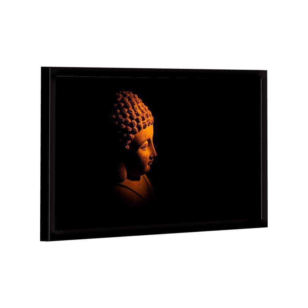Quadro Buda No Preto -- Br Artes