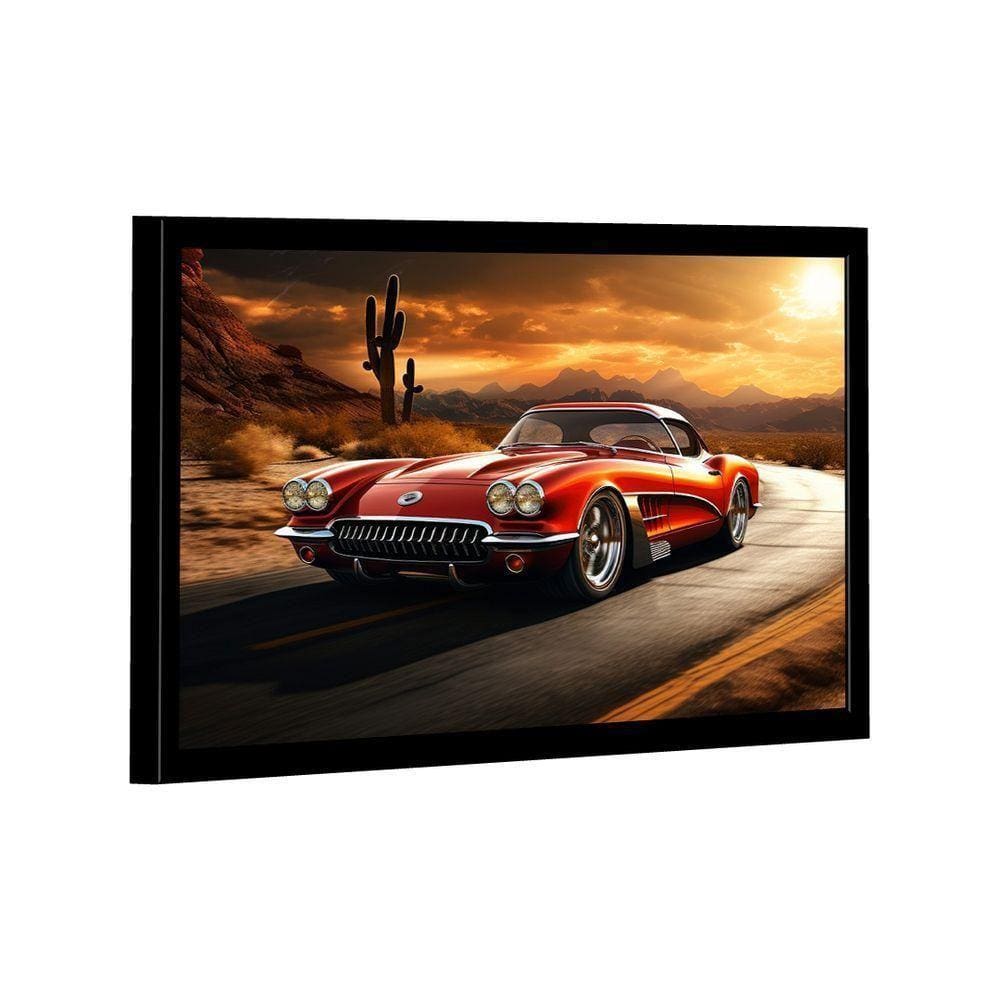 Quadro Clássico Vermelho -- Br Artes