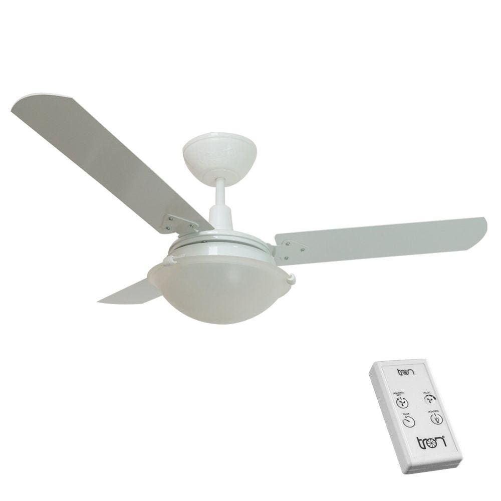 Ventilador Citrino 110/127v 3p Clm New Branco 130w com Controle Remoto Branco