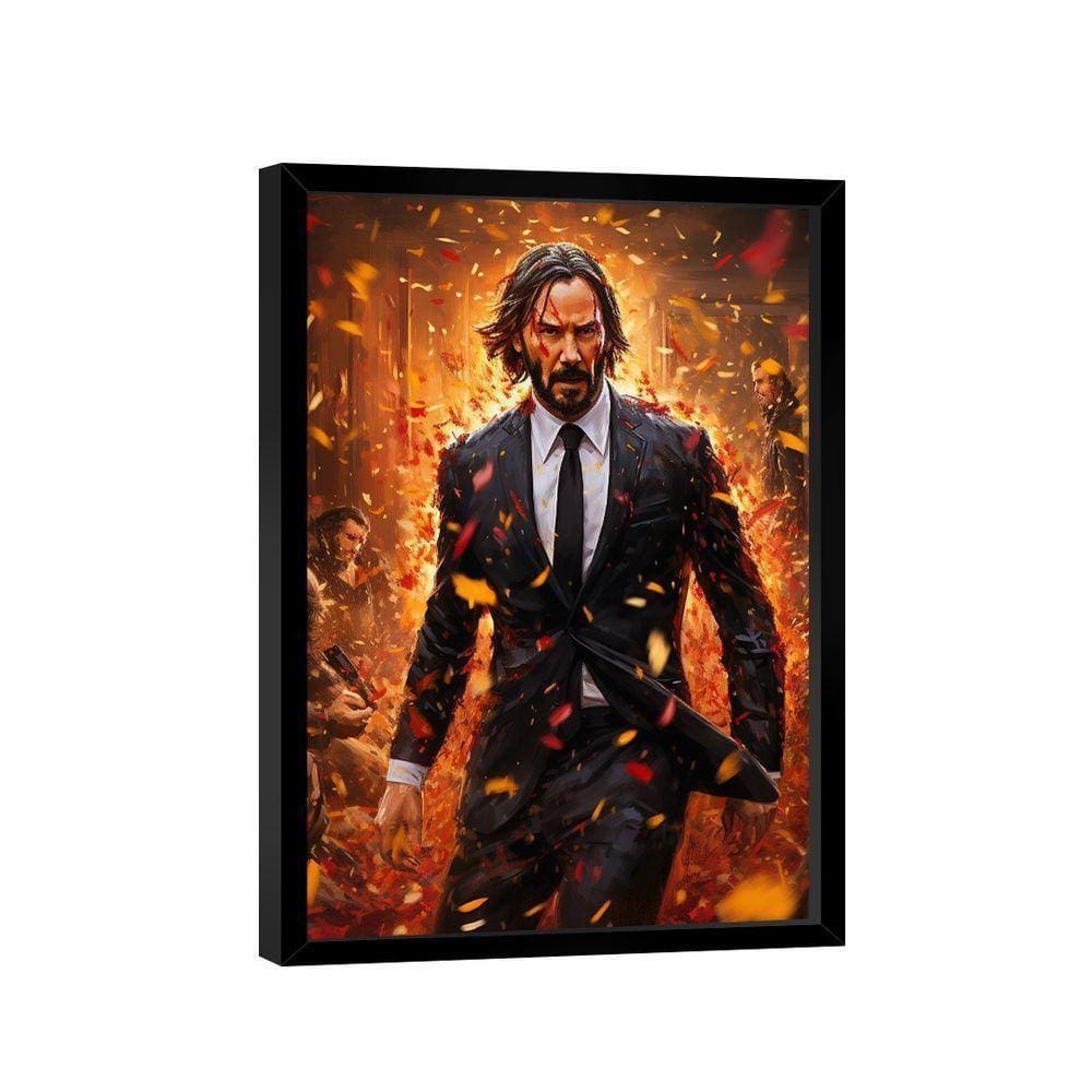 Quadro John Wick Orange -- Br Artes