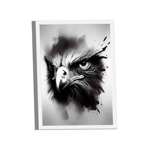 Quadro águia Black White -- Br Artes