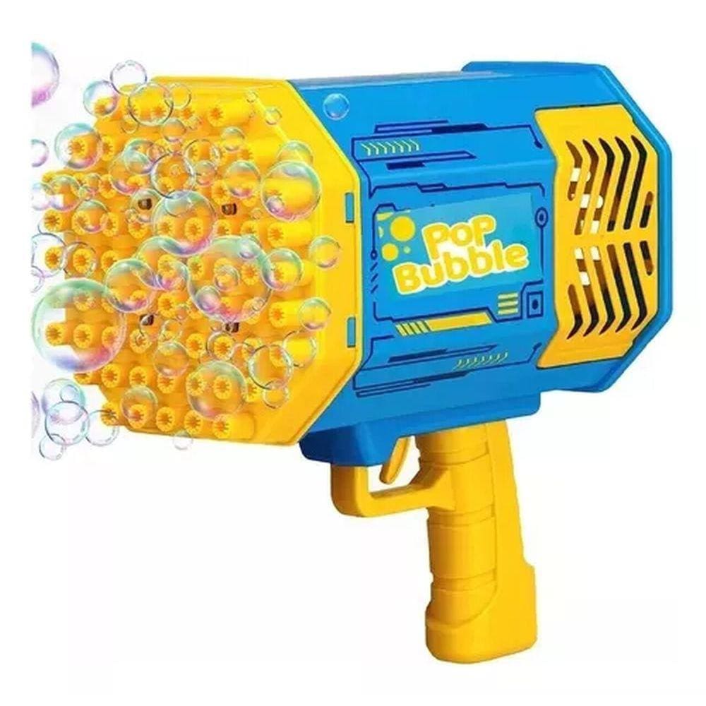 Brinquedo Lança Bolhas De Sabão Super Pop Bubble - Fenix 937
