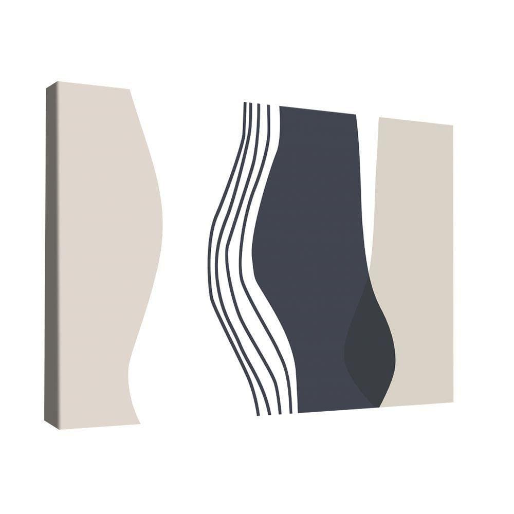 Quadro Abstrato Linhas -- Br Artes