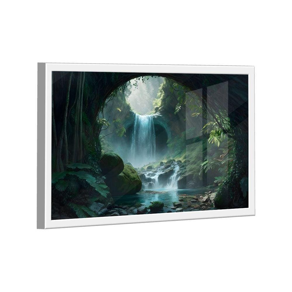 Quadro Cachoeira Deserta -- Br Artes