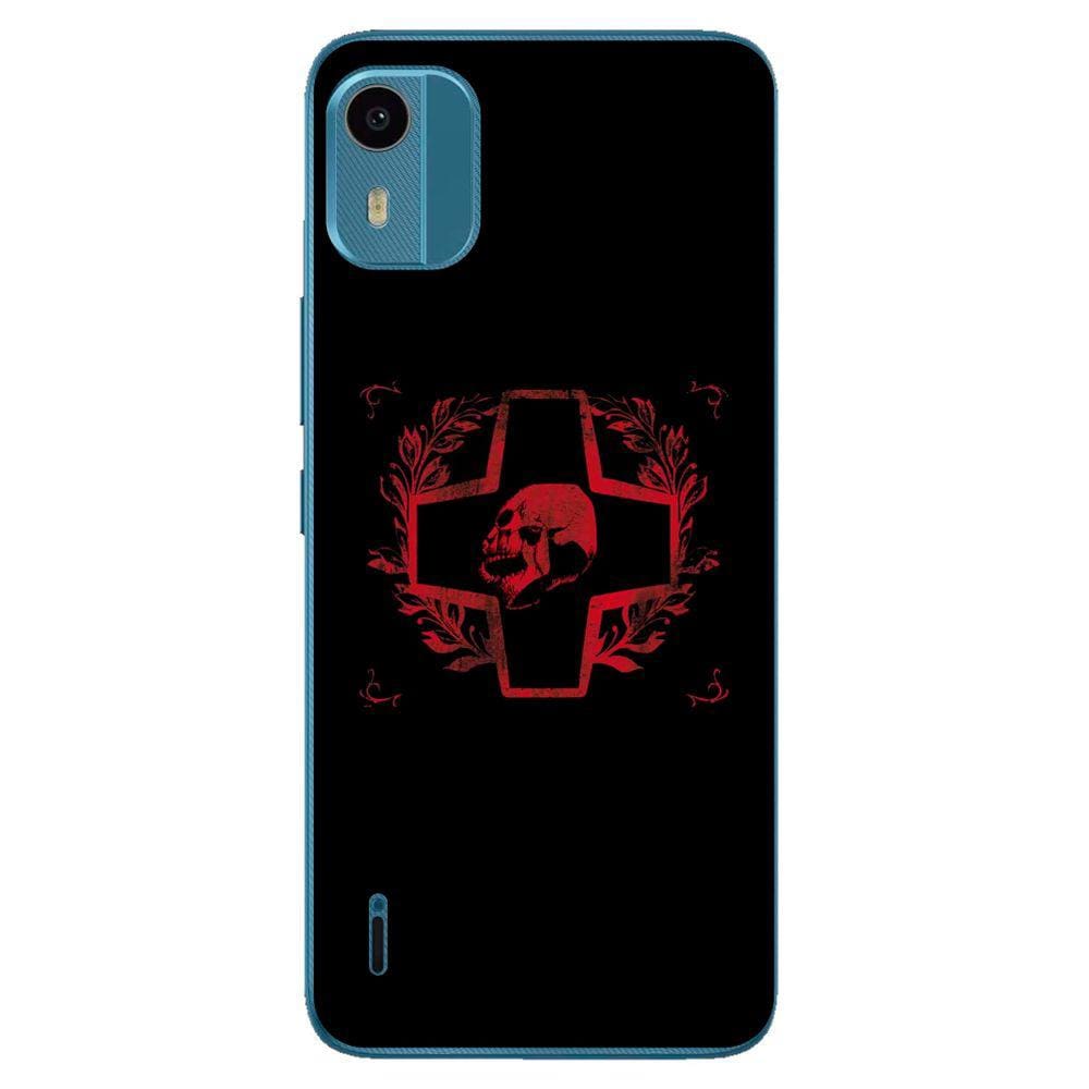 Capa Adesivo Skin023 Verso Para Nokia C12 Pro