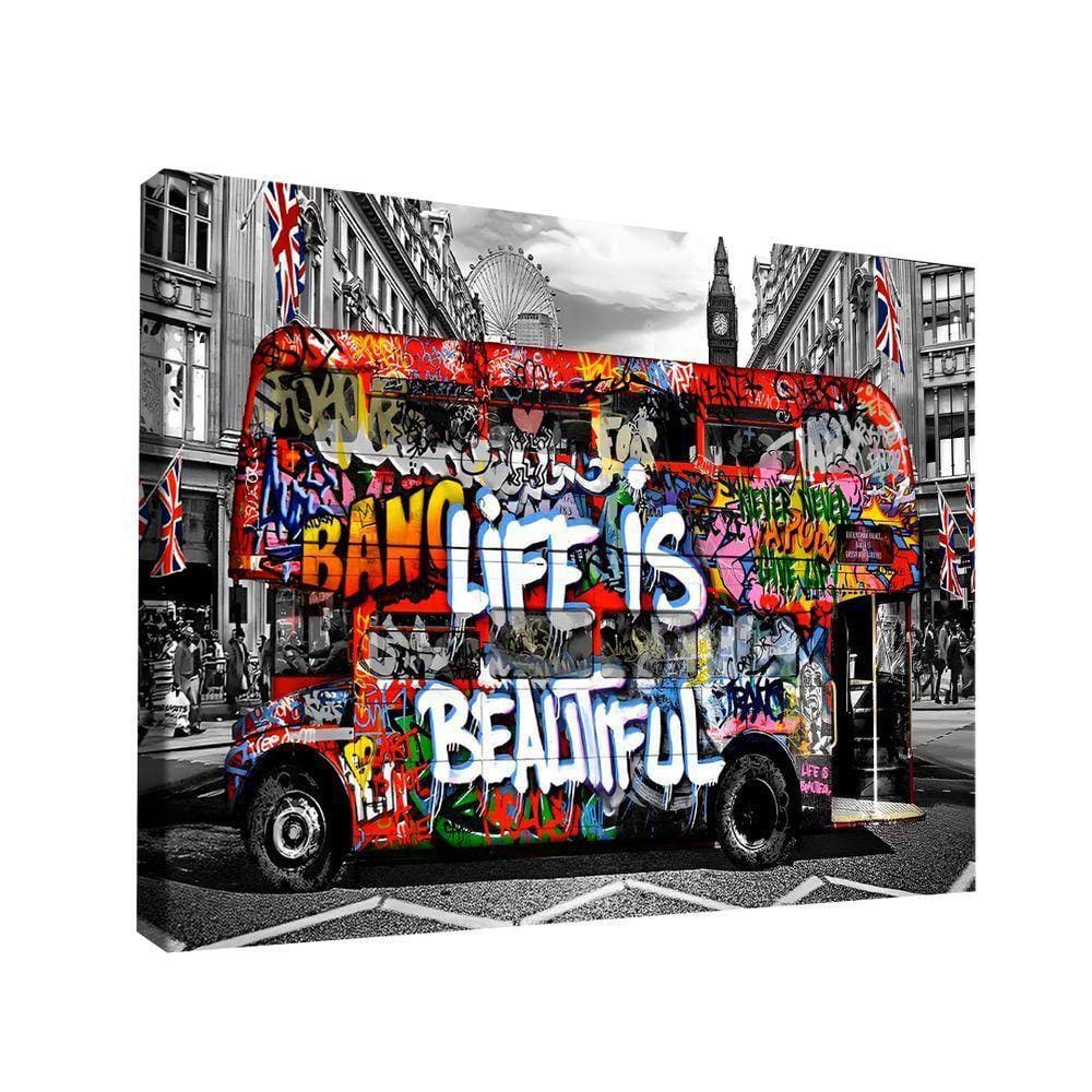 Quadro Decorativo Life Is Beautiful