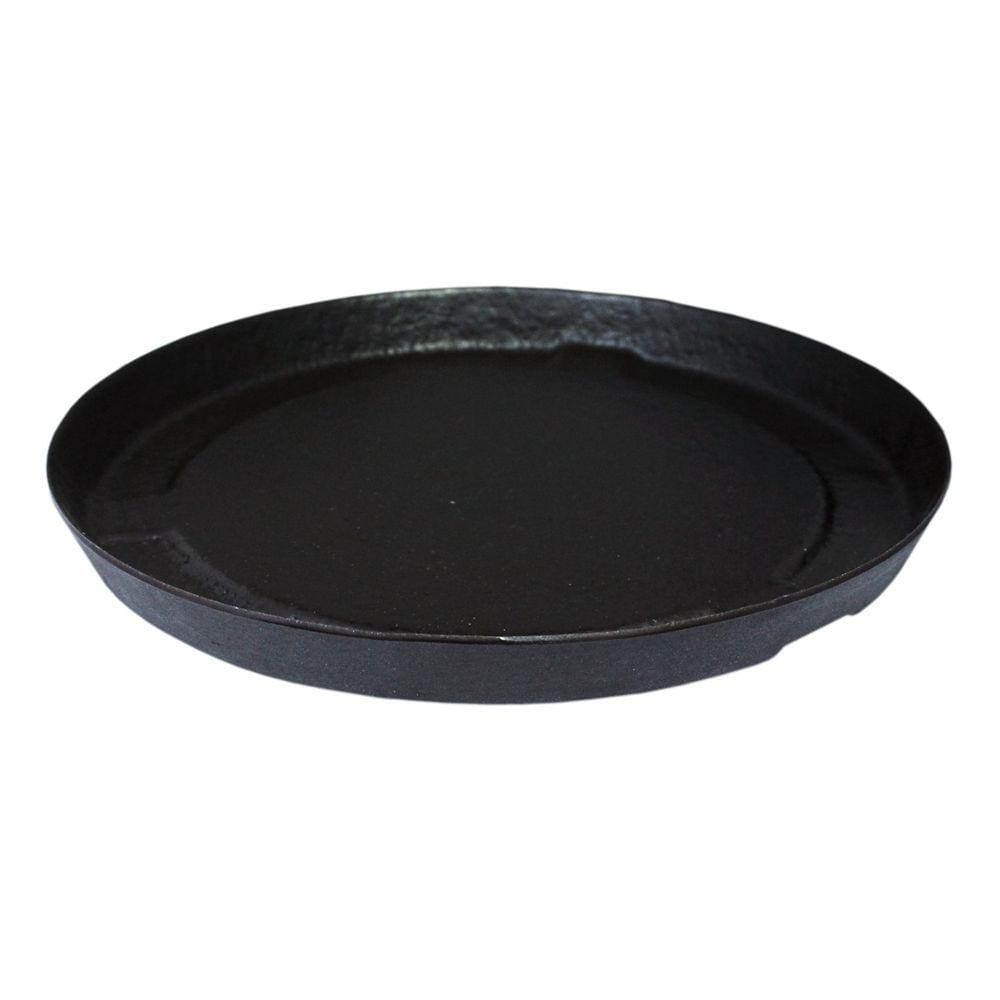 Prato para Vasos de Planta Redondo Slim 28 Cinza