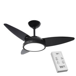 Ventilador Lykan Led 220v 3p Clm Ctrl Remoto 130w Preto