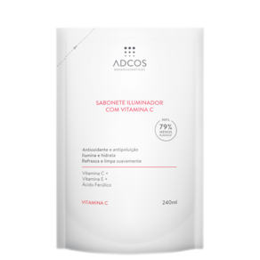 Adcos Derma Complex Iluminador com Vitamina C Refil- Sabonete Facial 240ml