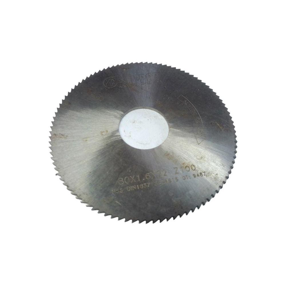Serra Circular Aço Rápido Hss 80 X 1,6 X 22 Mm 64 Z Simpar